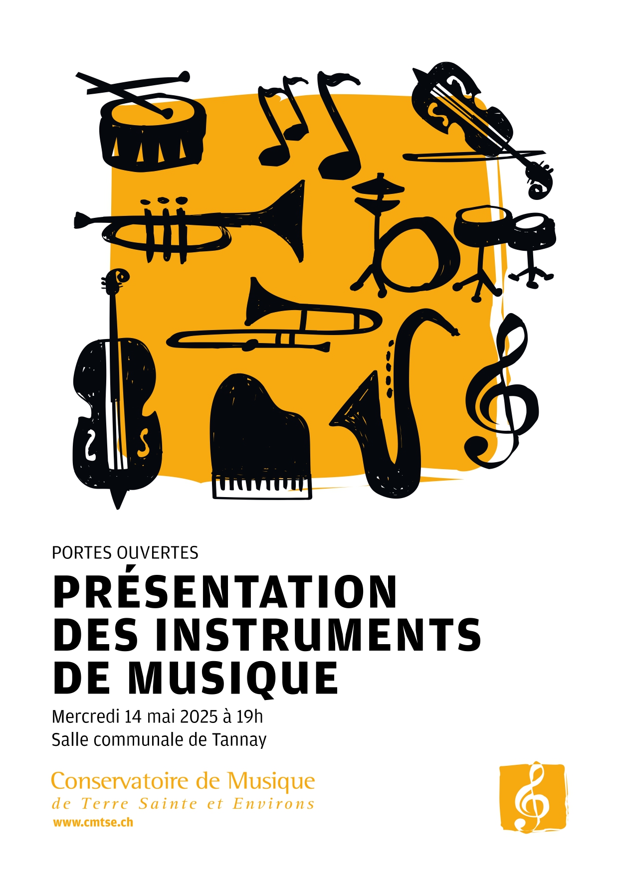Présentation des instruments à Tannay